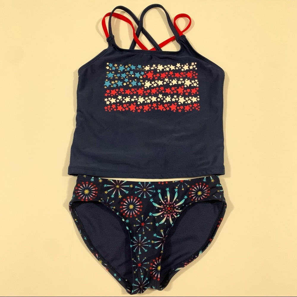 Cat & Jack - Patriotic Swimsuit 6/6X